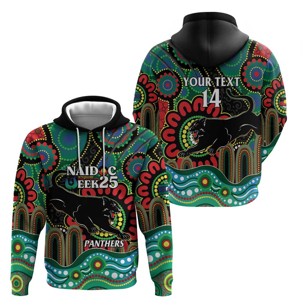 Custom NAIDOC Week 2025 Panthers Hoodie Go Mountain Men Indigenous Art