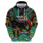 Custom NAIDOC Week 2025 Panthers Hoodie Go Mountain Men Indigenous Art