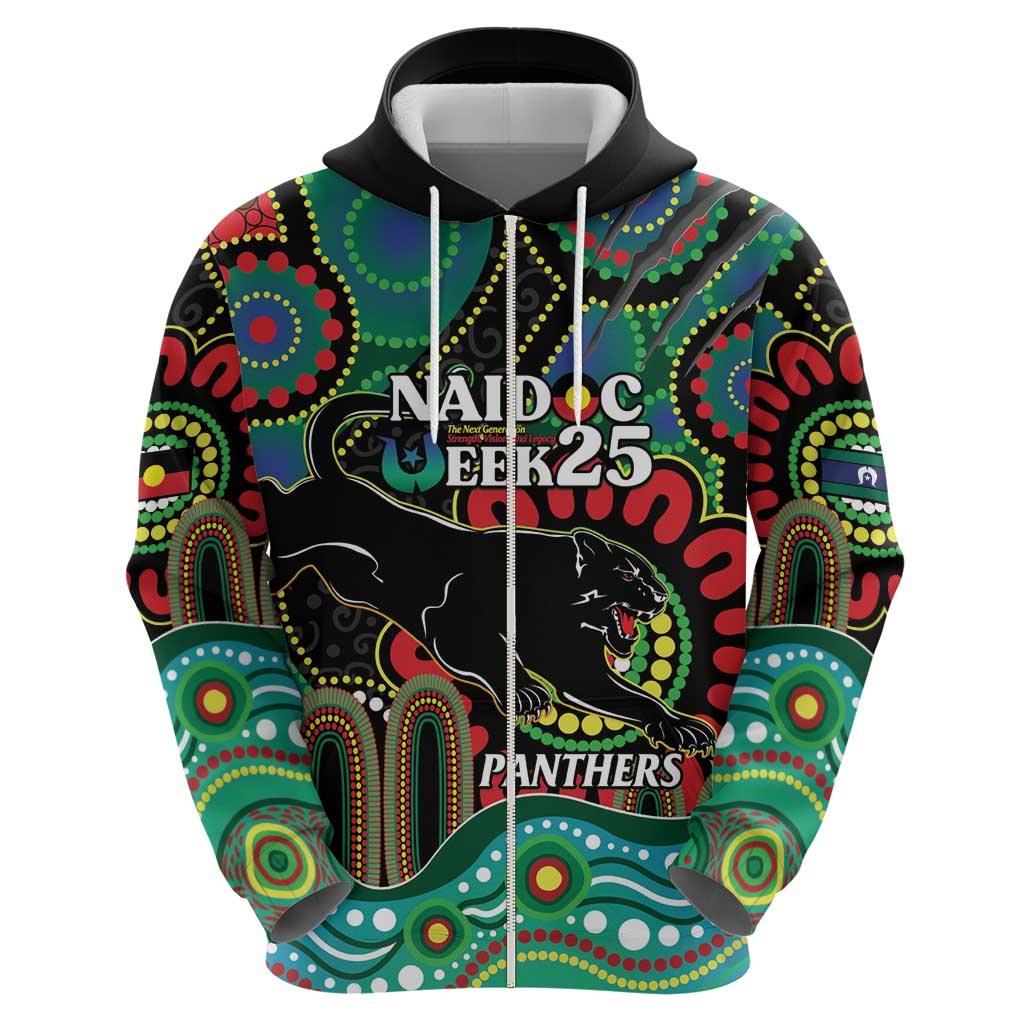 Custom NAIDOC Week 2025 Panthers Hoodie Go Mountain Men Indigenous Art