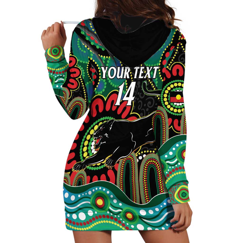 Custom NAIDOC Week 2025 Panthers Hoodie Dress Go Mountain Men Indigenous Art