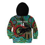 Custom NAIDOC Week 2025 Panthers Kid Hoodie Go Mountain Men Indigenous Art