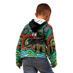 Custom NAIDOC Week 2025 Panthers Kid Hoodie Go Mountain Men Indigenous Art