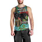 Custom NAIDOC Week 2025 Panthers Men Tank Top Go Mountain Men Indigenous Art
