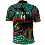 Custom NAIDOC Week 2025 Panthers Polo Shirt Go Mountain Men Indigenous Art