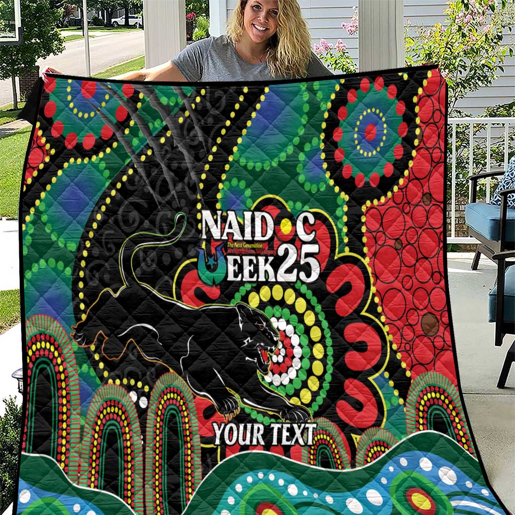 Custom NAIDOC Week 2025 Panthers Quilt Go Mountain Men Indigenous Art