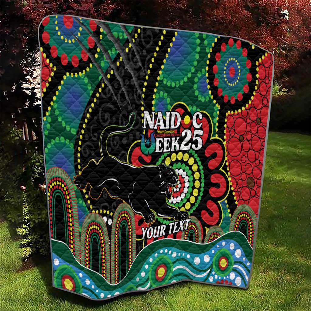 Custom NAIDOC Week 2025 Panthers Quilt Go Mountain Men Indigenous Art