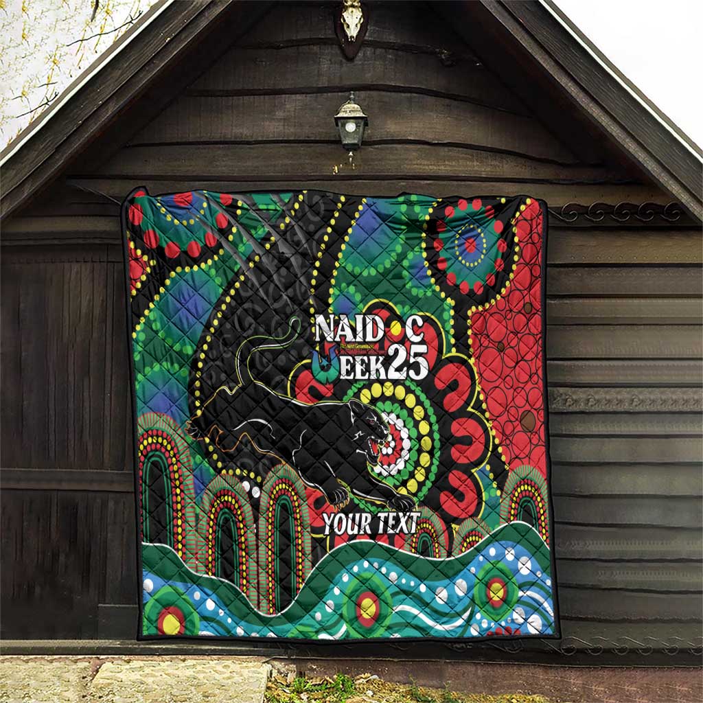 Custom NAIDOC Week 2025 Panthers Quilt Go Mountain Men Indigenous Art