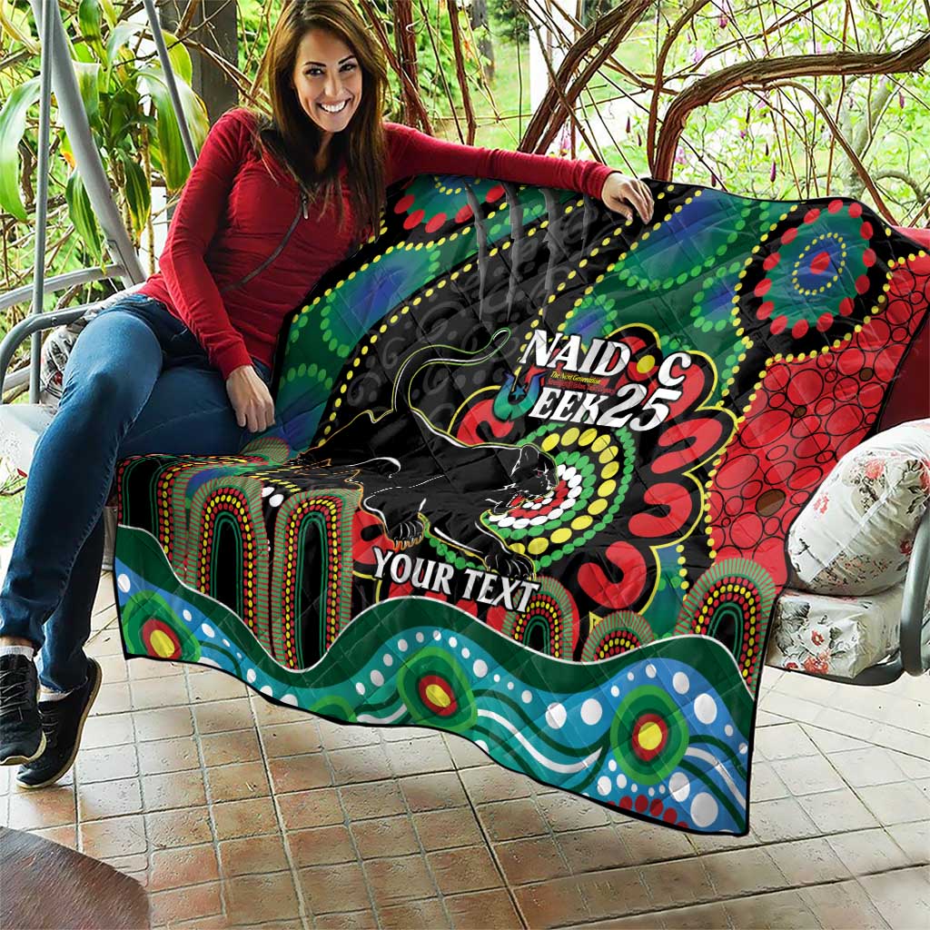 Custom NAIDOC Week 2025 Panthers Quilt Go Mountain Men Indigenous Art