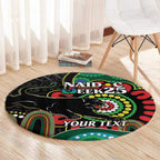 Custom NAIDOC Week 2025 Panthers Round Carpet Go Mountain Men Indigenous Art