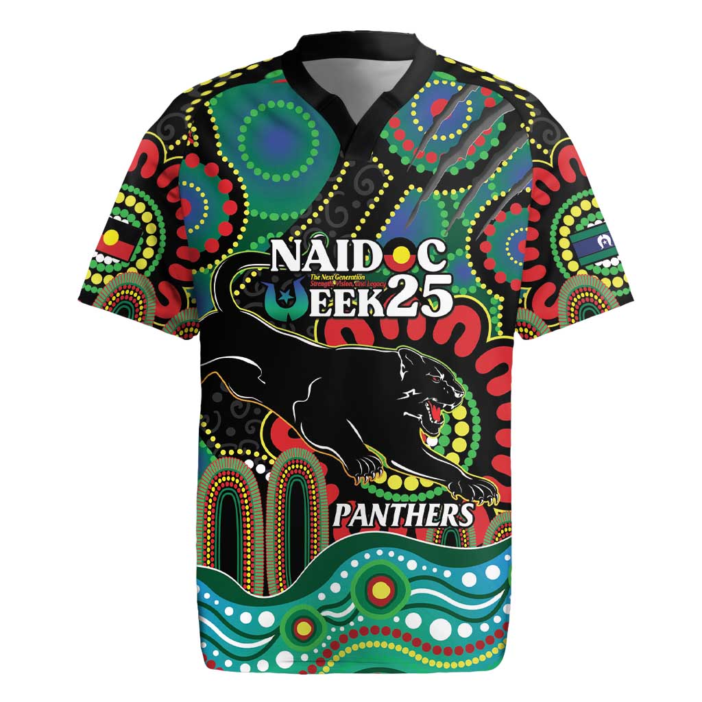 Custom NAIDOC Week 2025 Panthers Rugby Jersey Go Mountain Men Indigenous Art