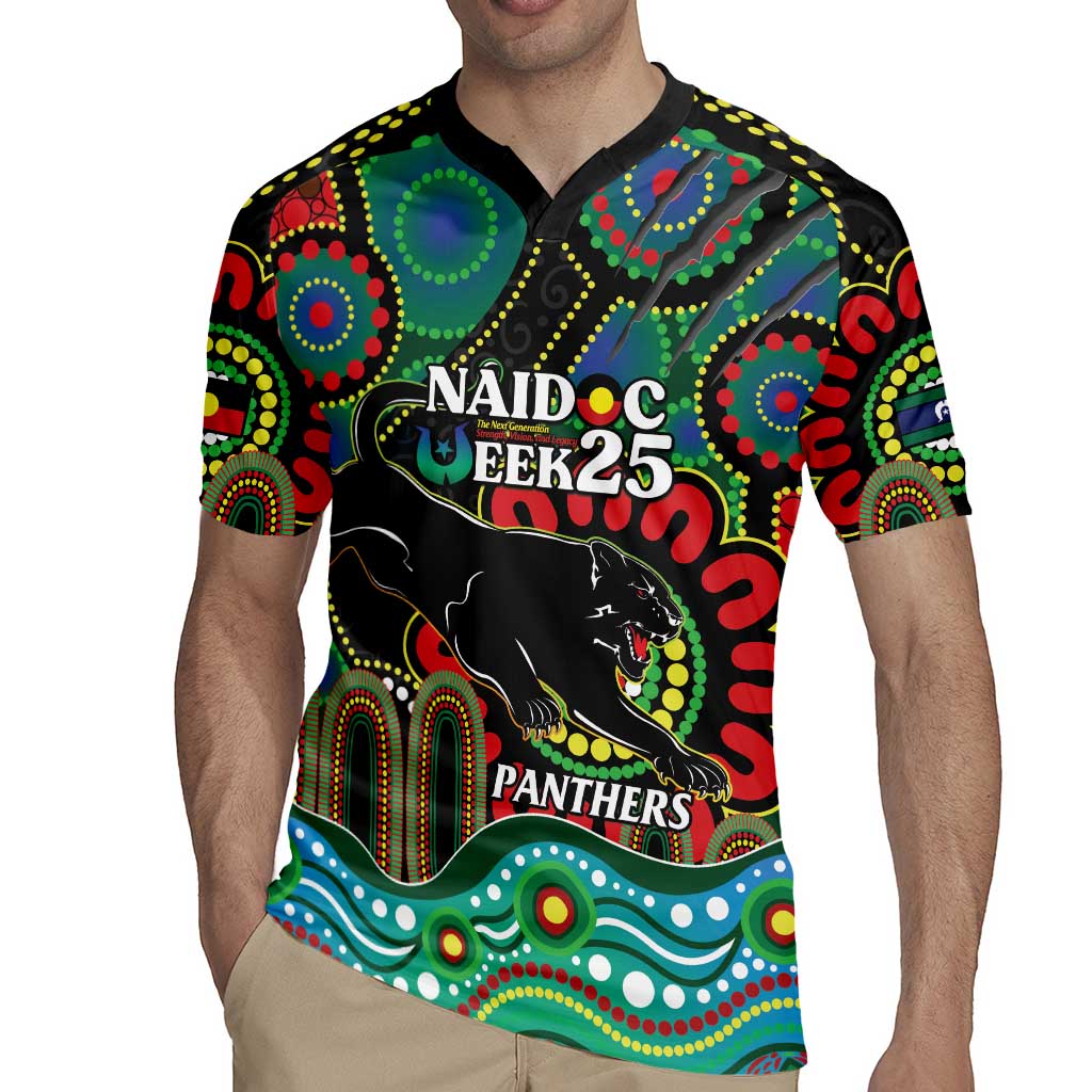 Custom NAIDOC Week 2025 Panthers Rugby Jersey Go Mountain Men Indigenous Art