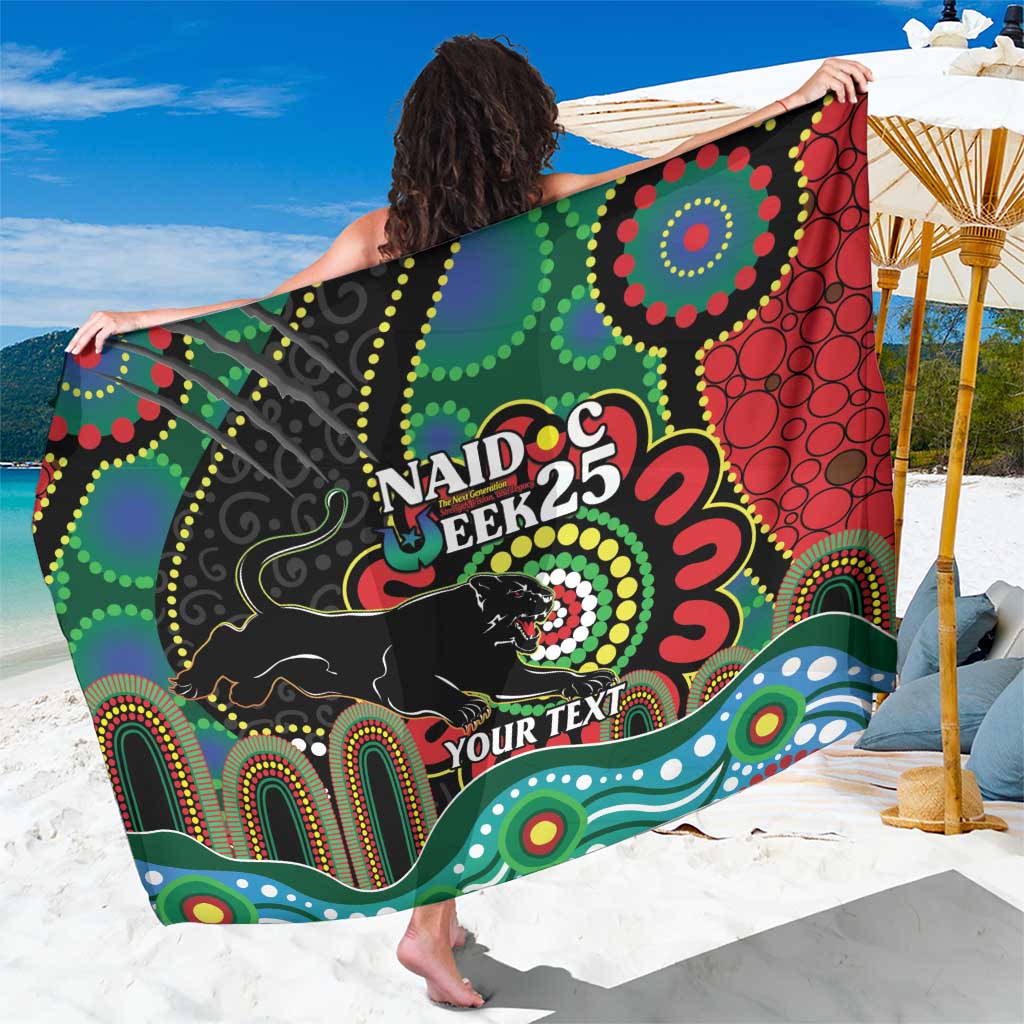 Custom NAIDOC Week 2025 Panthers Sarong Go Mountain Men Indigenous Art
