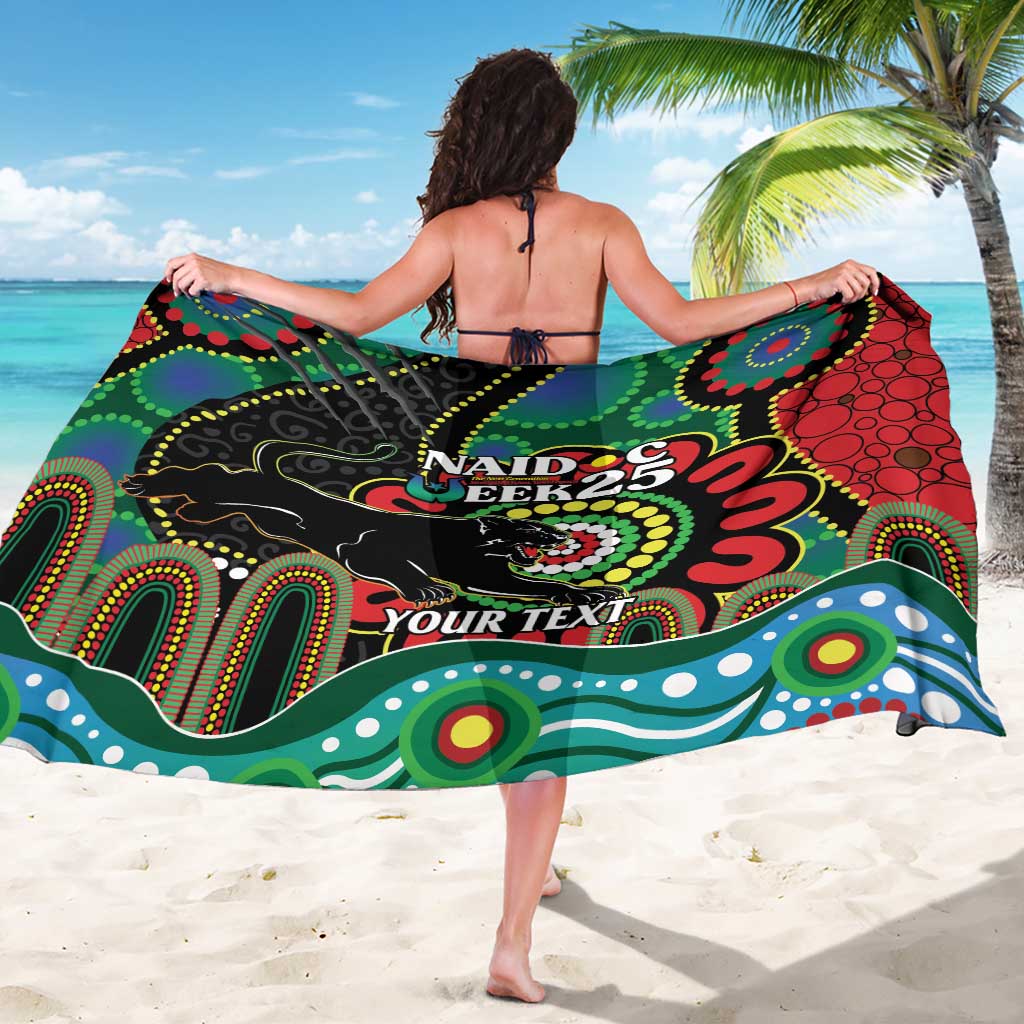 Custom NAIDOC Week 2025 Panthers Sarong Go Mountain Men Indigenous Art