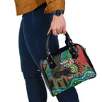 Custom NAIDOC Week 2025 Panthers Shoulder Handbag Go Mountain Men Indigenous Art