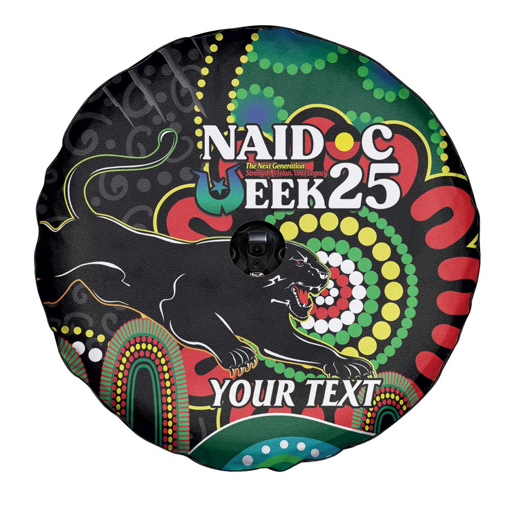Custom NAIDOC Week 2025 Panthers Spare Tire Cover Go Mountain Men Indigenous Art