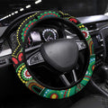 NAIDOC Week 2025 Panthers Steering Wheel Cover Go Mountain Men Indigenous Art