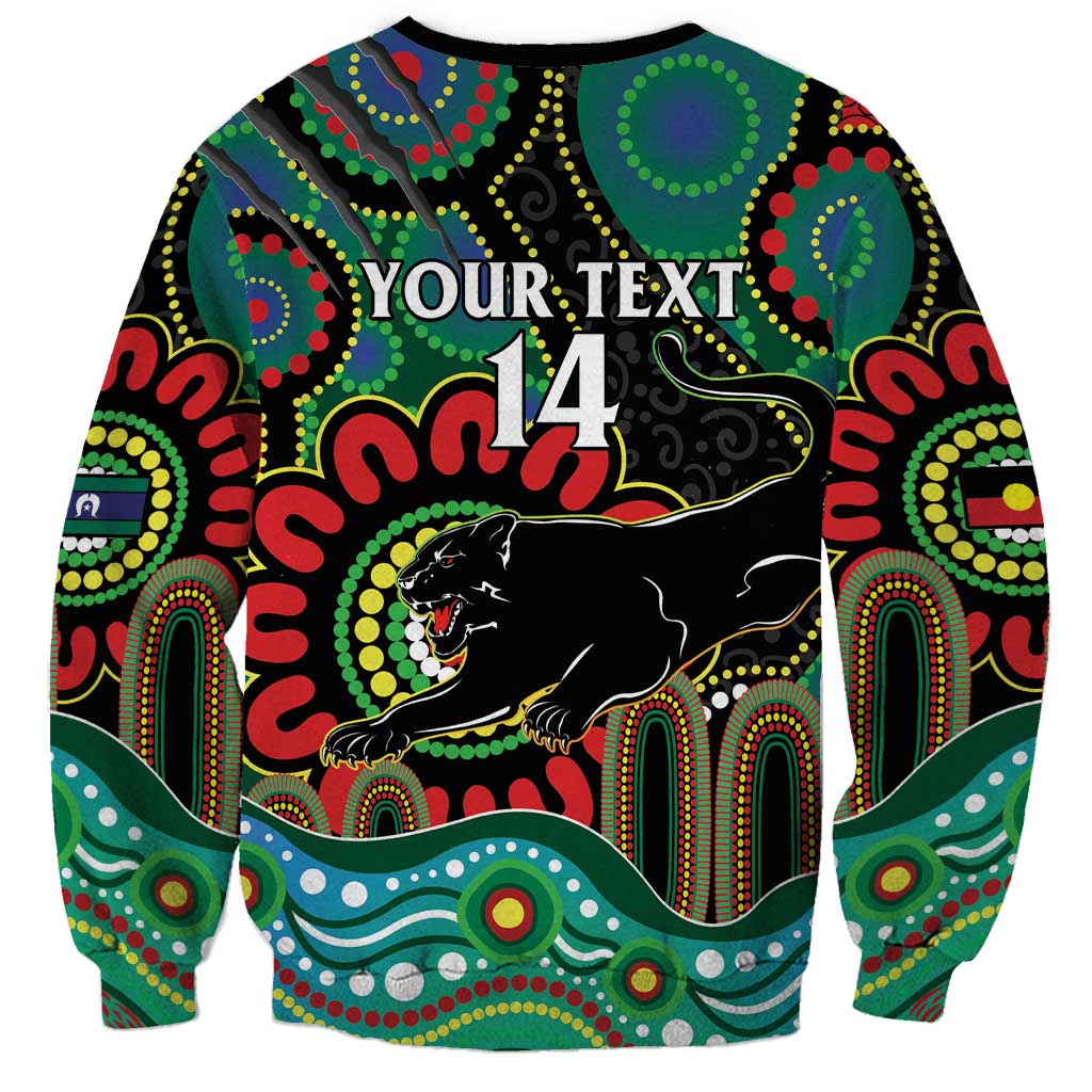 Custom NAIDOC Week 2025 Panthers Sweatshirt Go Mountain Men Indigenous Art