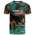 Custom NAIDOC Week 2025 Panthers T Shirt Go Mountain Men Indigenous Art