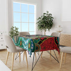 Custom NAIDOC Week 2025 Panthers Tablecloth Go Mountain Men Indigenous Art
