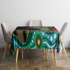 Custom NAIDOC Week 2025 Panthers Tablecloth Go Mountain Men Indigenous Art