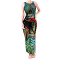 Custom NAIDOC Week 2025 Panthers Tank Maxi Dress Go Mountain Men Indigenous Art