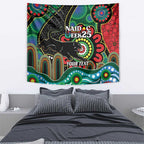 Custom NAIDOC Week 2025 Panthers Tapestry Go Mountain Men Indigenous Art