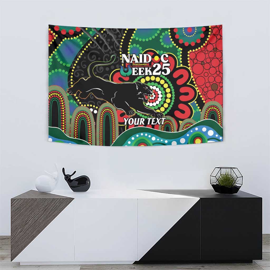 Custom NAIDOC Week 2025 Panthers Tapestry Go Mountain Men Indigenous Art