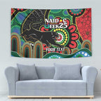 Custom NAIDOC Week 2025 Panthers Tapestry Go Mountain Men Indigenous Art