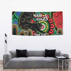 Custom NAIDOC Week 2025 Panthers Tapestry Go Mountain Men Indigenous Art