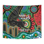 Custom NAIDOC Week 2025 Panthers Tapestry Go Mountain Men Indigenous Art