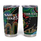 Custom NAIDOC Week 2025 Panthers Tumbler Cup Go Mountain Men Indigenous Art
