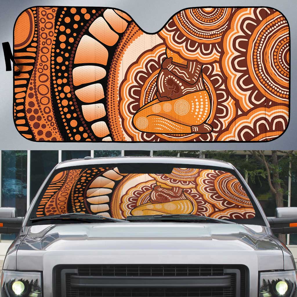 Australia Mother's Day 2026 Indigenous Art Auto Sun Shade