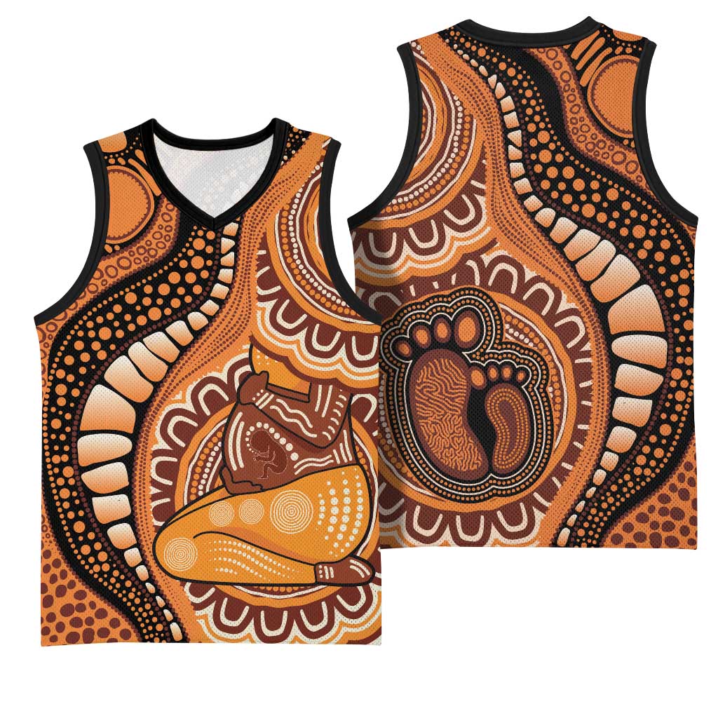 Australia Mother's Day 2026 Indigenous Art Basketball Jersey
