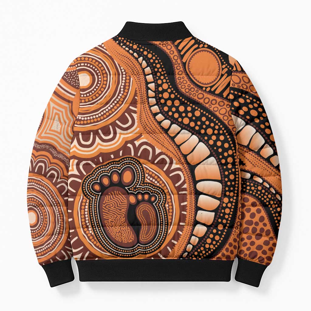 Australia Mother's Day 2026 Indigenous Art Bomber Puffer Jacket