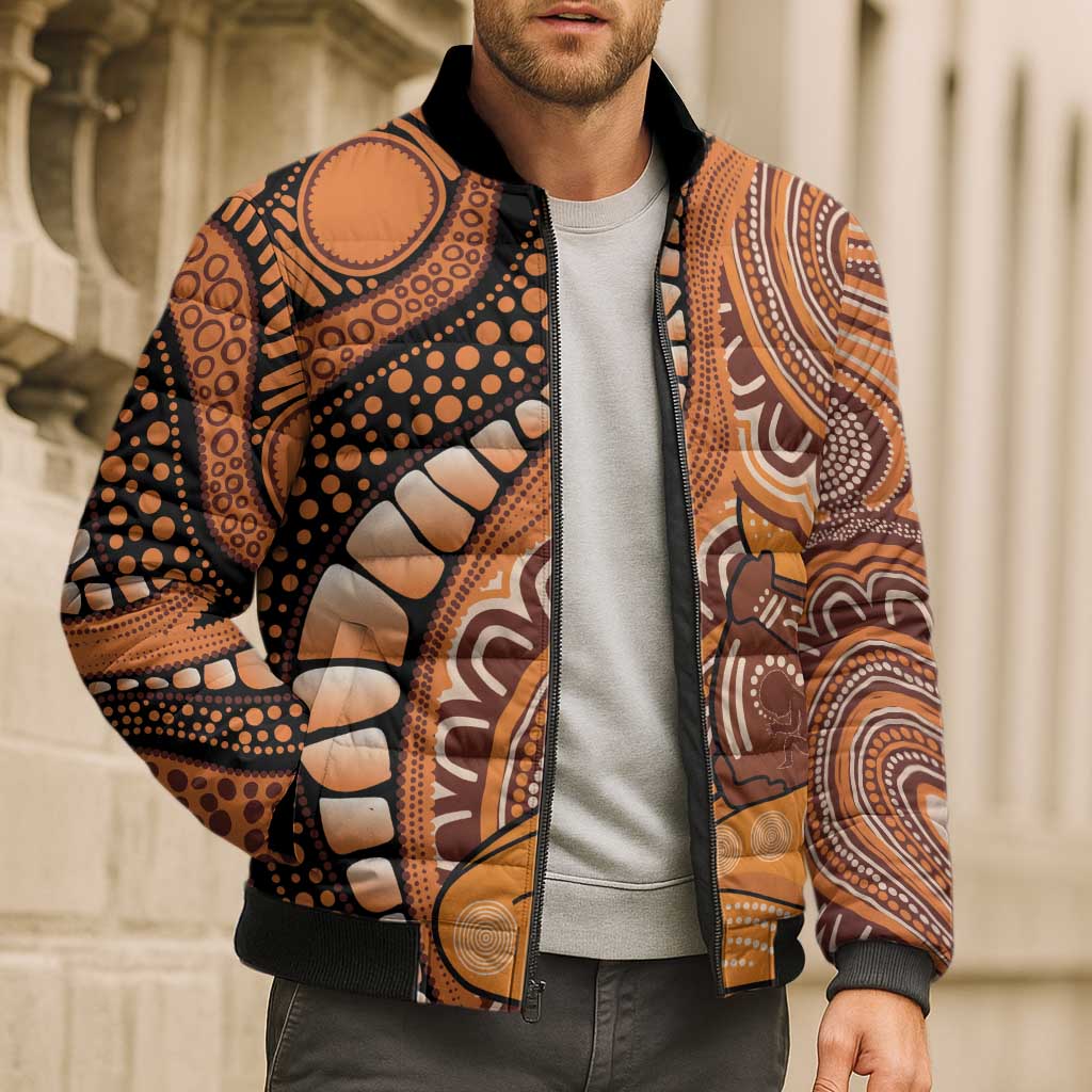 Australia Mother's Day 2026 Indigenous Art Bomber Puffer Jacket