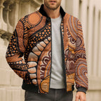 Australia Mother's Day 2026 Indigenous Art Bomber Puffer Jacket