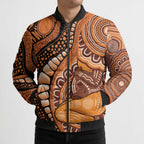 Australia Mother's Day 2026 Indigenous Art Bomber Puffer Jacket