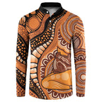 Australia Mother's Day 2026 Indigenous Art Button Sweatshirt