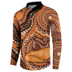 Australia Mother's Day 2026 Indigenous Art Button Sweatshirt