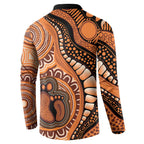 Australia Mother's Day 2026 Indigenous Art Button Sweatshirt
