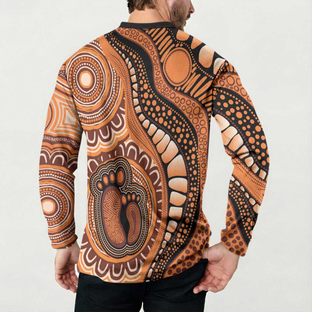 Australia Mother's Day 2026 Indigenous Art Button Sweatshirt