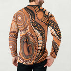 Australia Mother's Day 2026 Indigenous Art Button Sweatshirt
