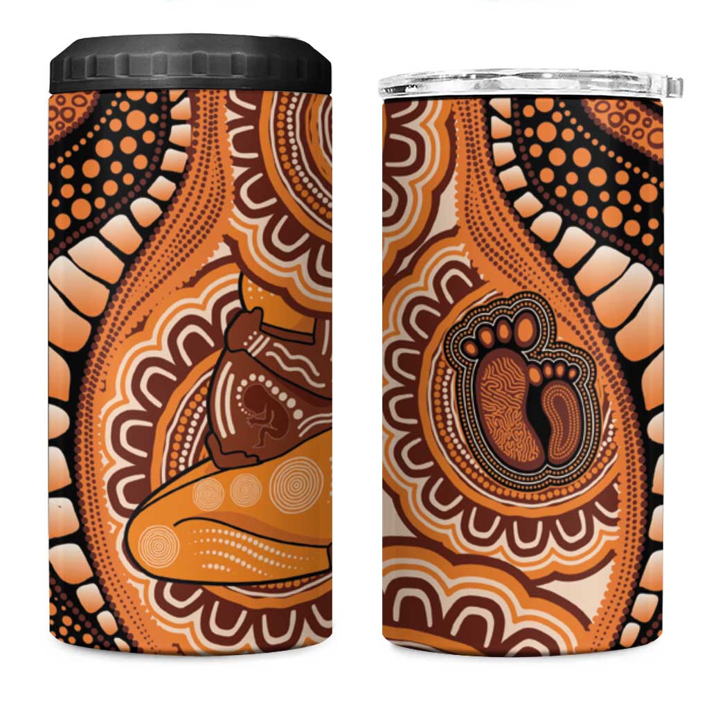 Australia Mother's Day 2026 Indigenous Art 4 in 1 Can Cooler Tumbler