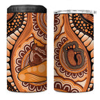Australia Mother's Day 2026 Indigenous Art 4 in 1 Can Cooler Tumbler