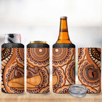Australia Mother's Day 2026 Indigenous Art 4 in 1 Can Cooler Tumbler