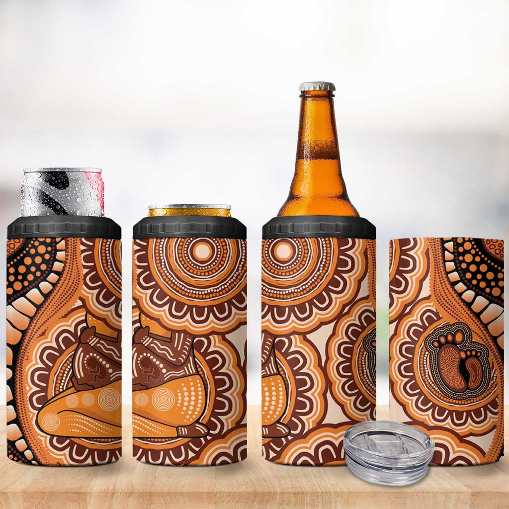 Australia Mother's Day 2026 Indigenous Art 4 in 1 Can Cooler Tumbler