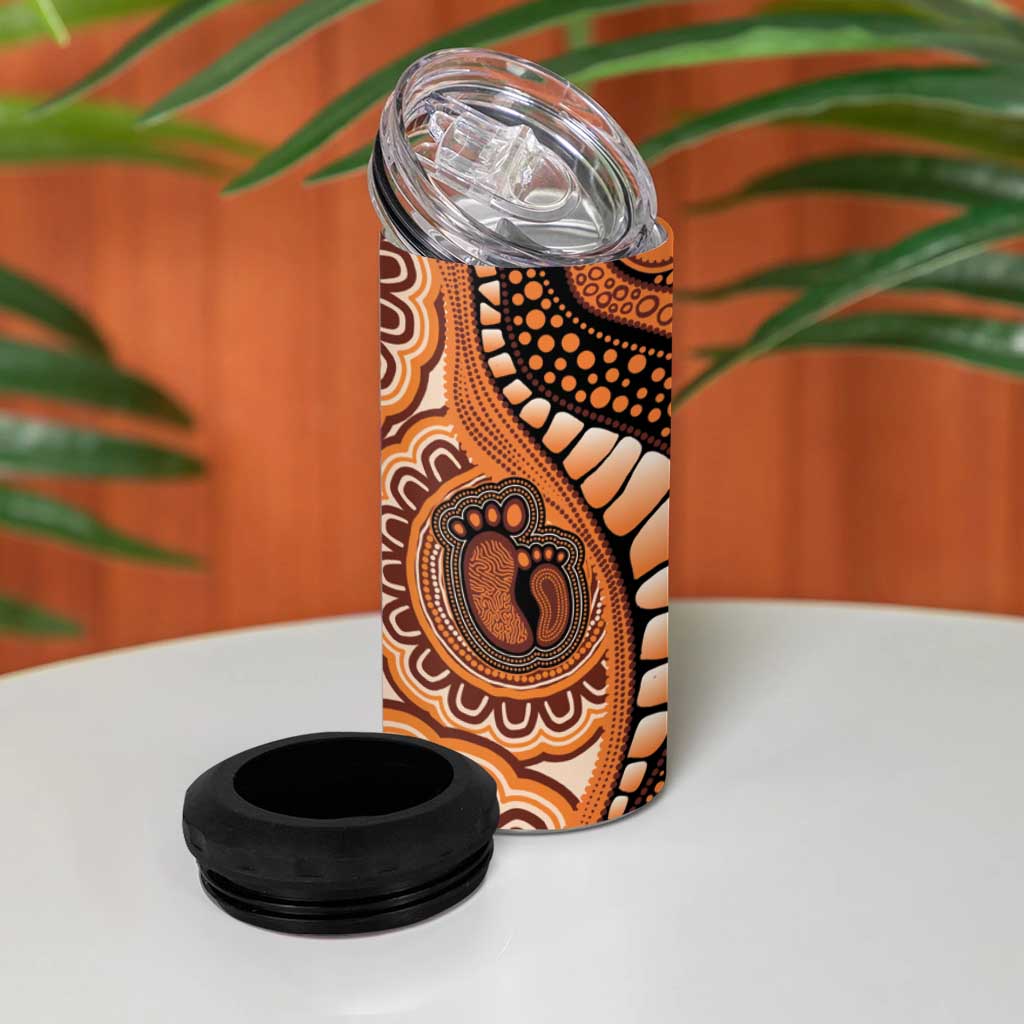 Australia Mother's Day 2026 Indigenous Art 4 in 1 Can Cooler Tumbler