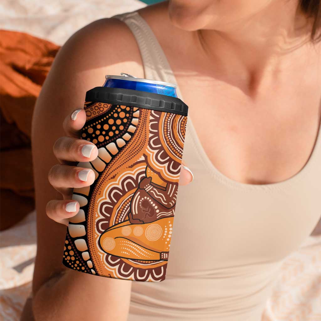 Australia Mother's Day 2026 Indigenous Art 4 in 1 Can Cooler Tumbler