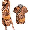 Australia Mother's Day 2026 Indigenous Art Couples Matching Summer Maxi Dress and Hawaiian Shirt