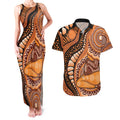 Australia Mother's Day 2026 Indigenous Art Couples Matching Tank Maxi Dress and Hawaiian Shirt
